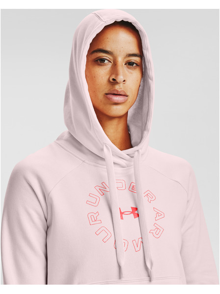Under Armour Dámska mikina Under Armour Rival Fleece Metallic Hoodie
