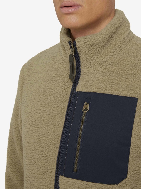 Tom Tailor Denim Béžová pánska džínsová bunda Tom Tailor