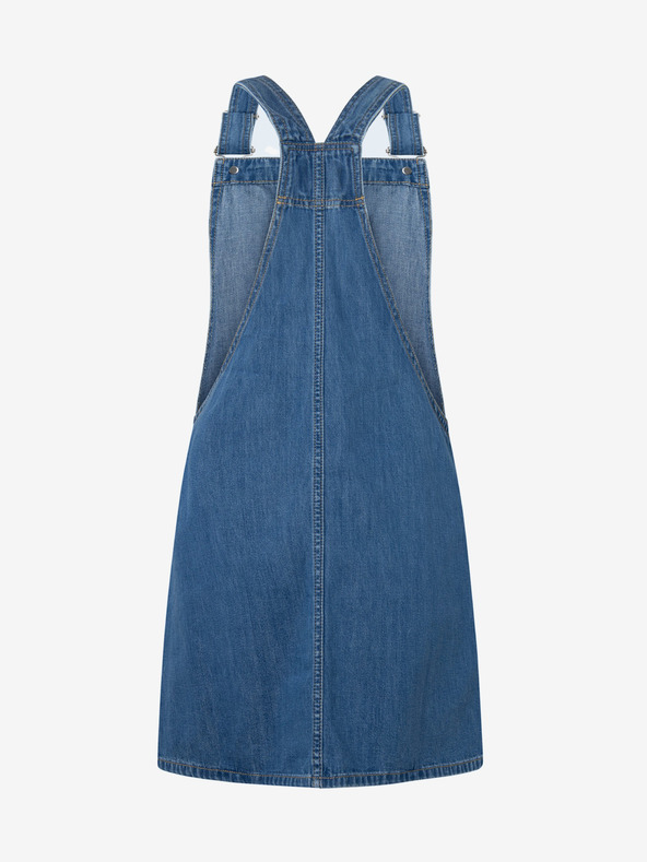 Pepe Jeans Modré dámske džínsové šaty Pepe Jeans Vesta