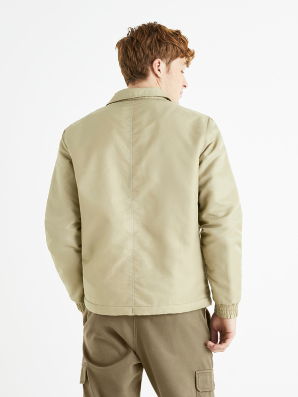 Celio Svetlozelená pánska bunda Celio