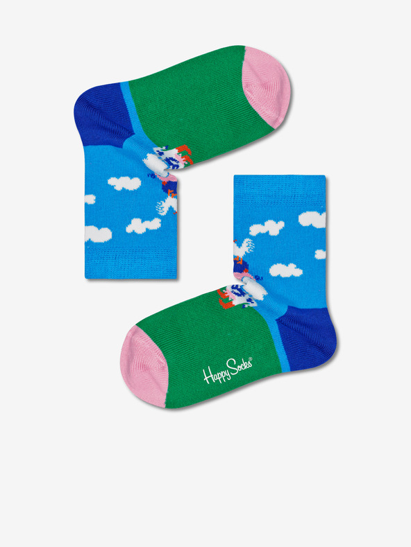 Happy Socks Ponožky Happy Socks Modré vzorované ponožky