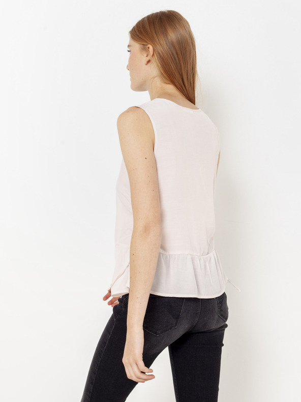 CAMAIEU Svetloružová blúzka CAMAIEU