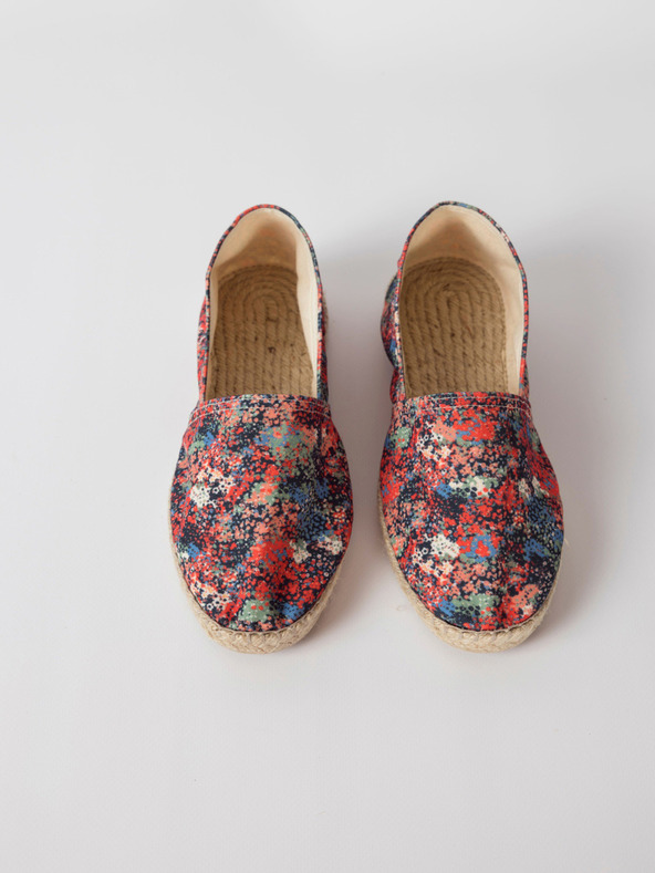 SKFK Modré a červené vzorované espadrilky SKFK Udan