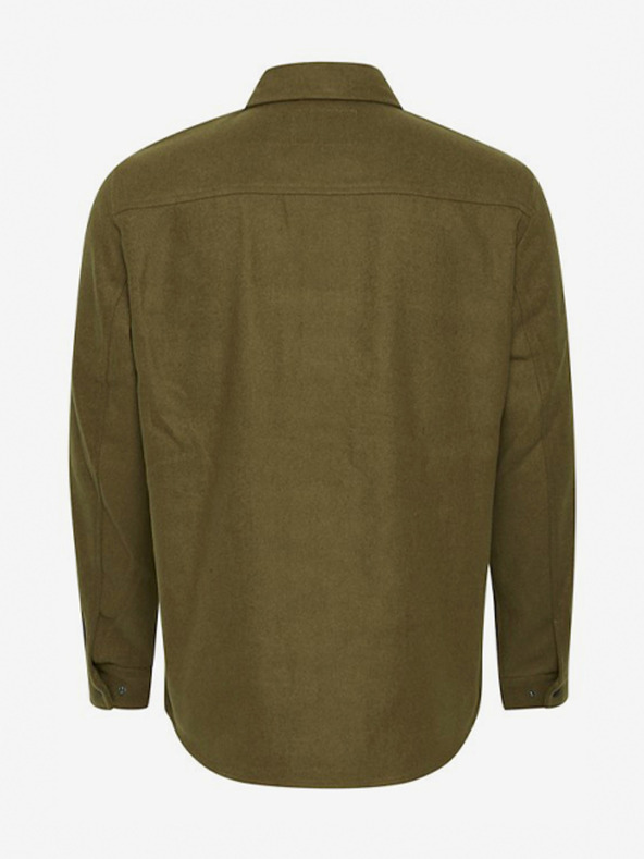 Blend Khaki ľahká košeľová bunda Blend