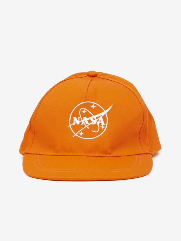 name it Oranžová chlapčenská čiapka s názvom Nasa