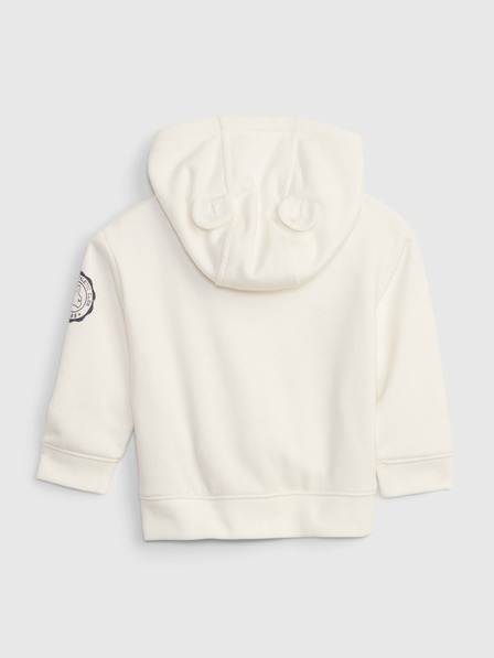 GAP Baby mikina logo s kapucňou GAP