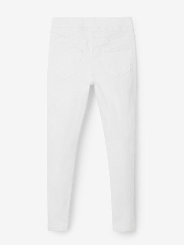 Desigual Biele dievčenské džínsy Desigual Verd