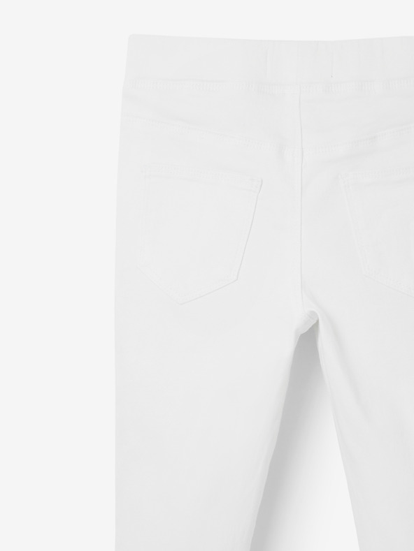 Desigual Biele dievčenské džínsy Desigual Verd