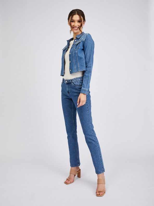 Orsay Modrá dámska džínsová bunda ORSAY