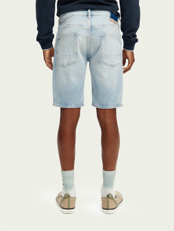 Scotch & Soda Svetlomodré pánske džínsové šortky Scotch & Soda