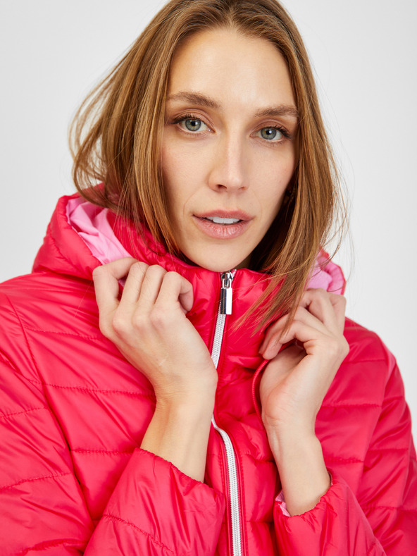 Orsay Tmavoružová dámska zimná prešívaná bunda ORSAY