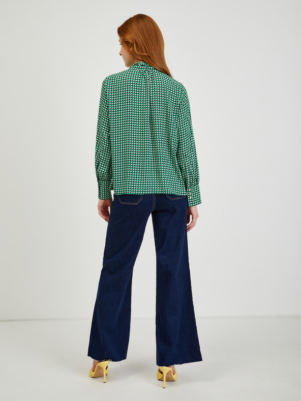 Orsay Zelená dámska vzorovaná blúzka ORSAY