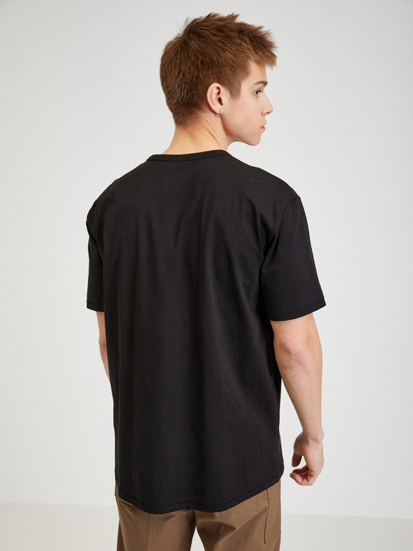 Diesel Čierne pánske tričko Diesel