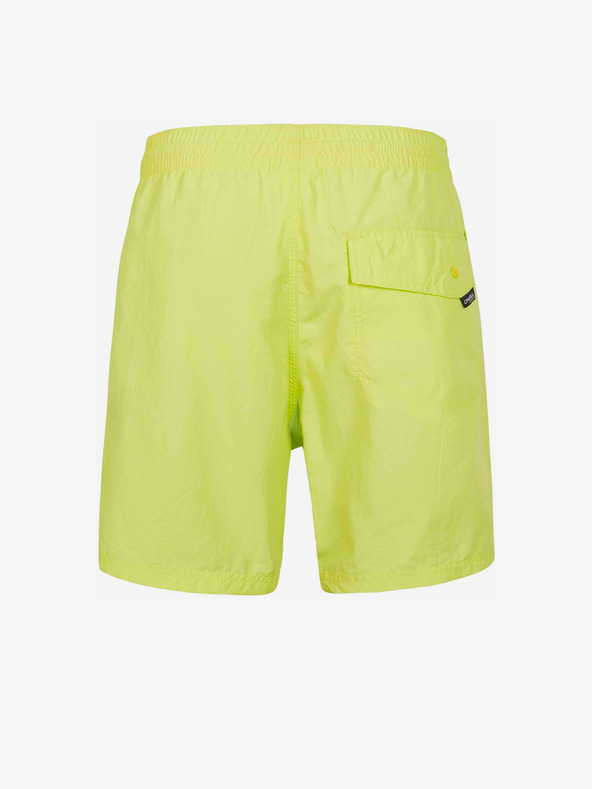 O'Neill Neónovo žlté pánske plavky O'Neill VERT SHORTS