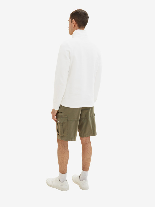 Tom Tailor Khaki pánske šortky s vreckami Tom Tailor