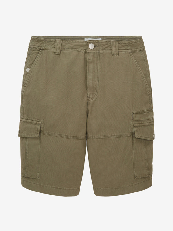 Tom Tailor Khaki pánske šortky s vreckami Tom Tailor