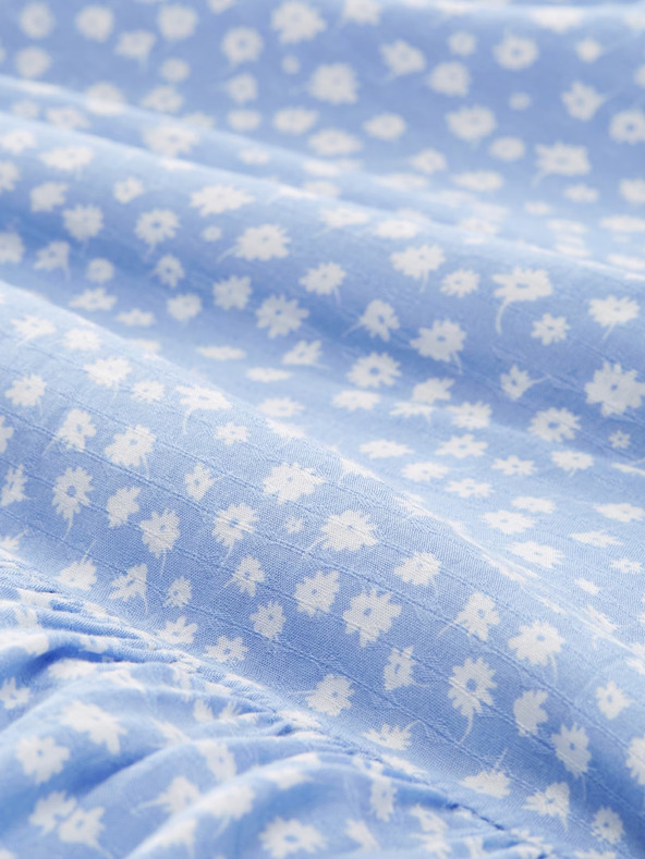 Tom Tailor Denim Tom Tailor Denim Dámske bielo-modré kvetinové šaty