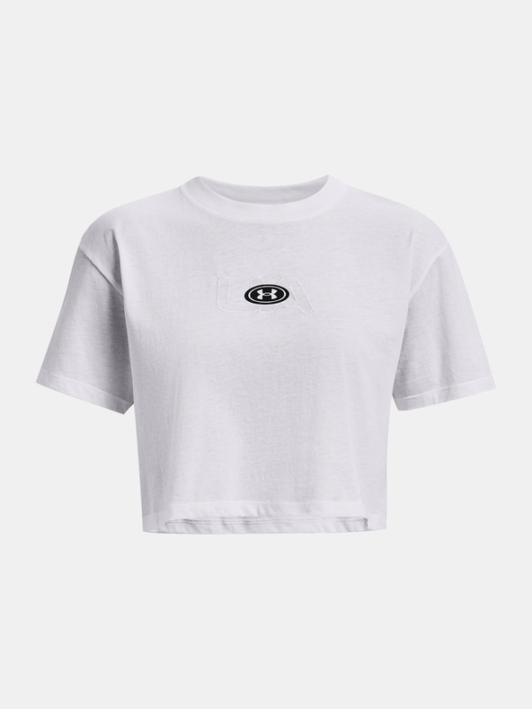 Under Armour Dámske tričko Under Armour UA BRANDED LOGO CROP SS