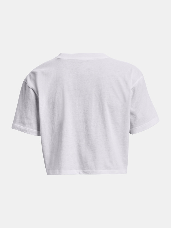 Under Armour Dámske tričko Under Armour UA BRANDED LOGO CROP SS