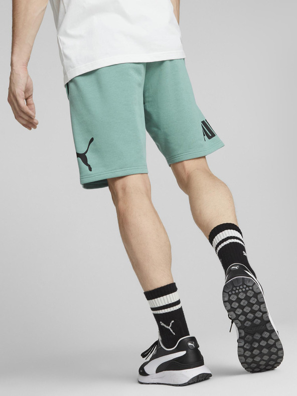 Puma Svetlozelené pánske tepláky Puma Power