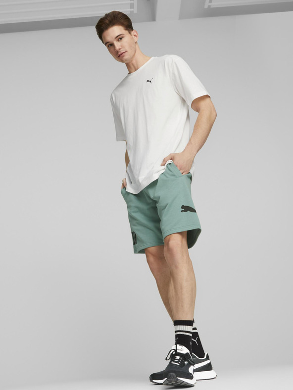 Puma Svetlozelené pánske tepláky Puma Power