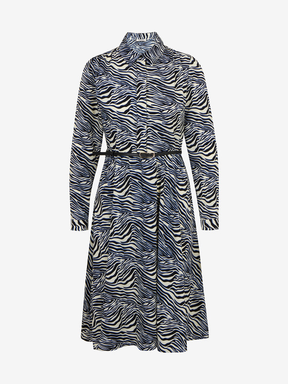 Orsay Modro-biele dámske vzorované šaty ORSAY