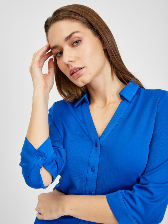 Orsay Modrá dámska blúzka ORSAY
