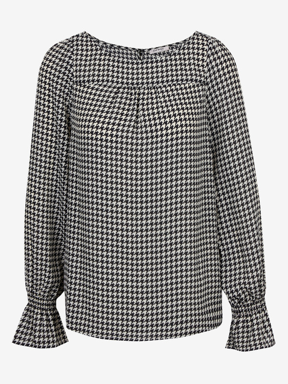 Orsay Čiernobiela dámska vzorovaná blúzka ORSAY