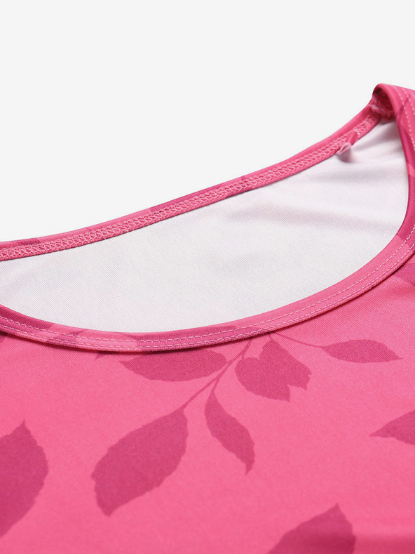 ALPINE PRO Ružové dámske tričko ALPINE PRO QUATRA