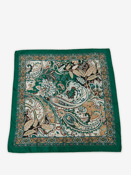 Orsay Zelený dámsky vzorovaný saténový šatka ORSAY