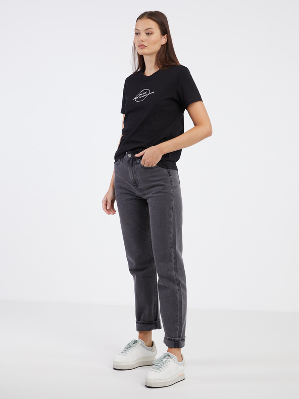 Diesel Čierne dámske tričko Diesel