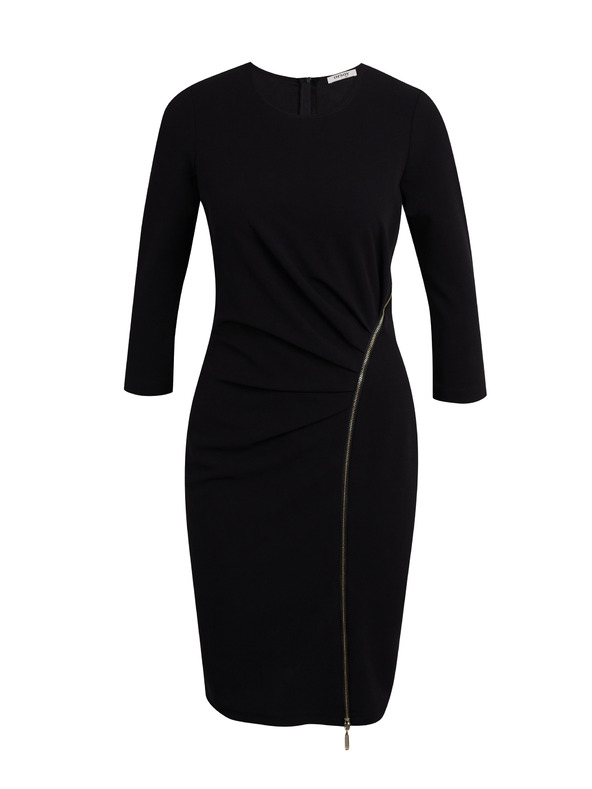 Orsay Čierne dámske plášťové šaty ORSAY