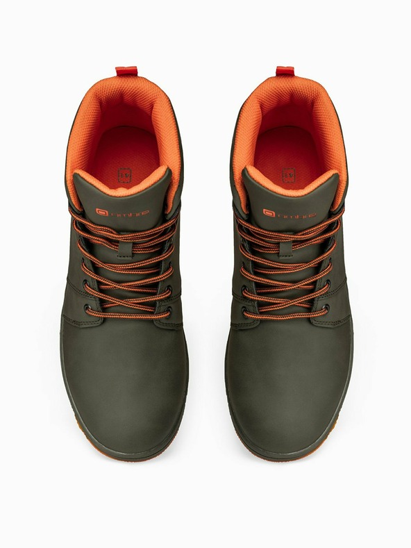 Ombre Clothing Khaki pánske členkové tenisky T311