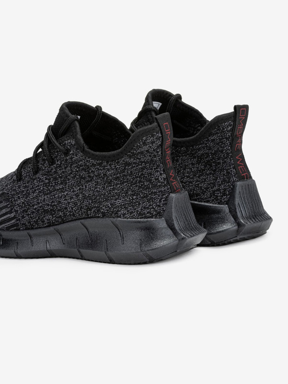 Ombre Clothing Čierne pánske tenisky Ombre Oblečenie