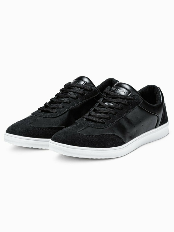 Ombre Clothing Čierne pánske tenisky Ombre Clothing T373