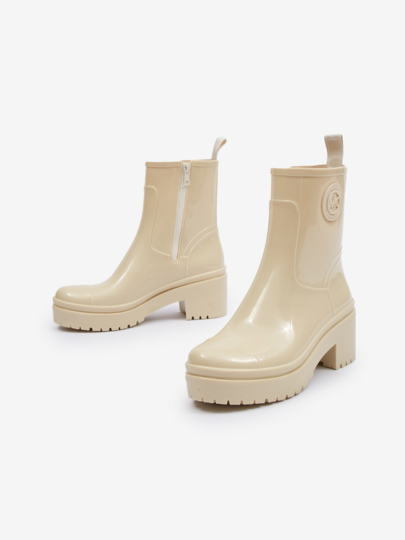 Michael Kors Béžové dámske členkové čižmy Michael Kors Karis