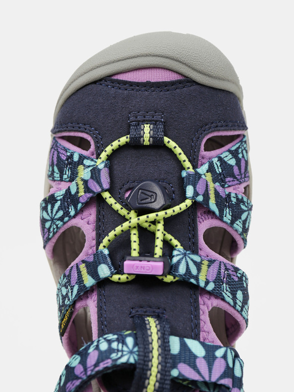 Keen Tmavomodré dievčenské sandále Keen s kvetmi