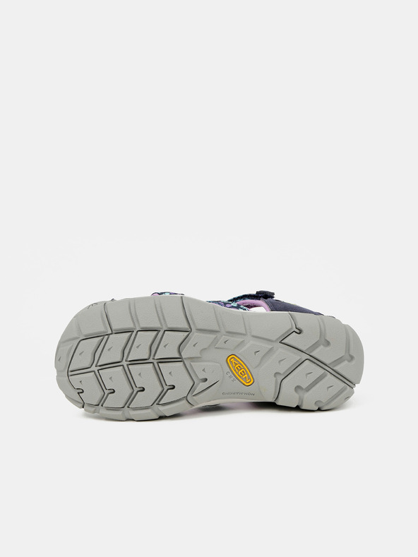 Keen Tmavomodré dievčenské sandále Keen s kvetmi