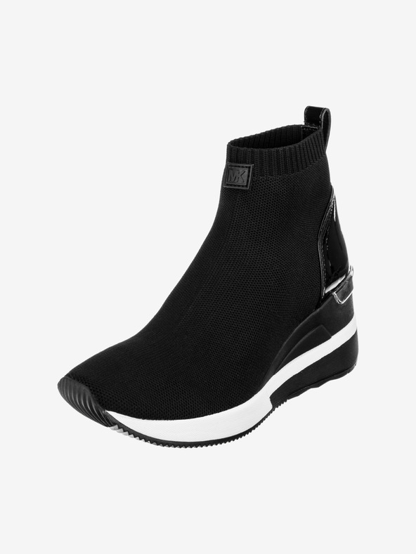 Michael Kors Čierne dámske členkové topánky Michael Kors Skyler