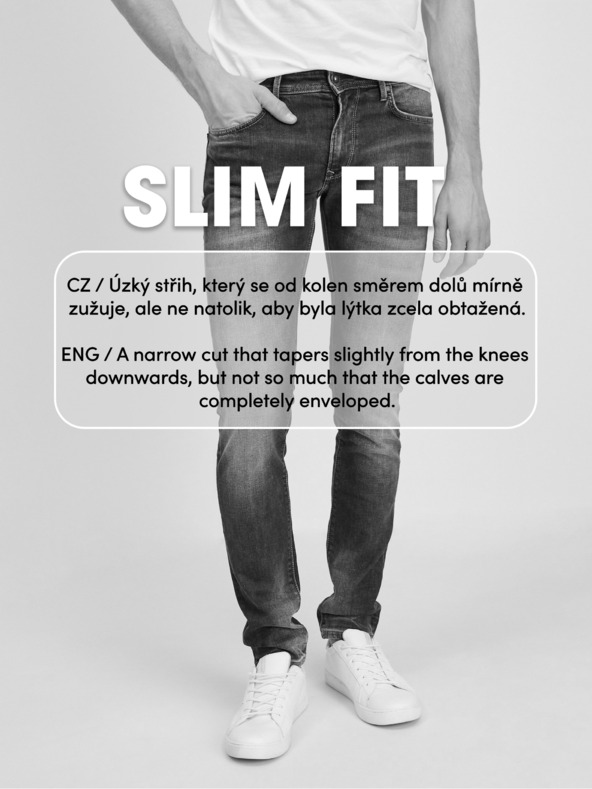 Celio Krémové pánske slim fit džínsy Celio C25 Dolasi