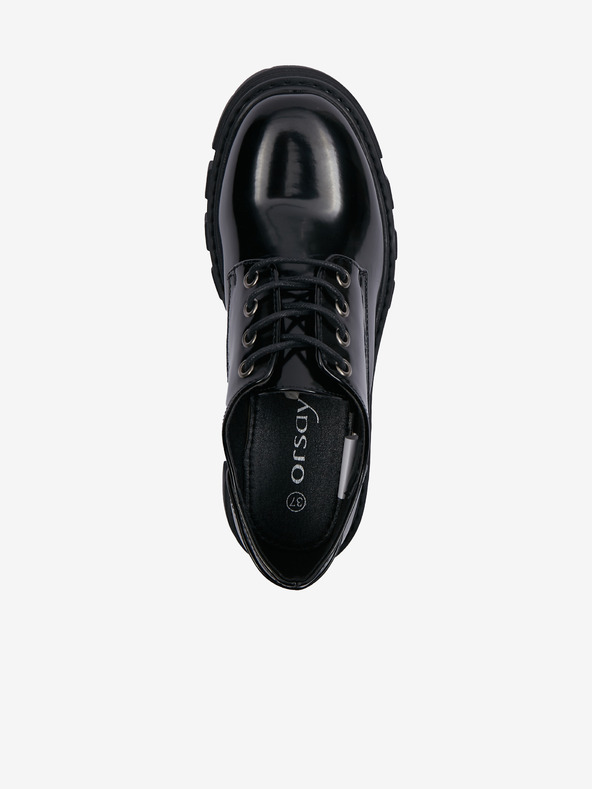 Orsay Čierne dámske poltopánky na platforme ORSAY