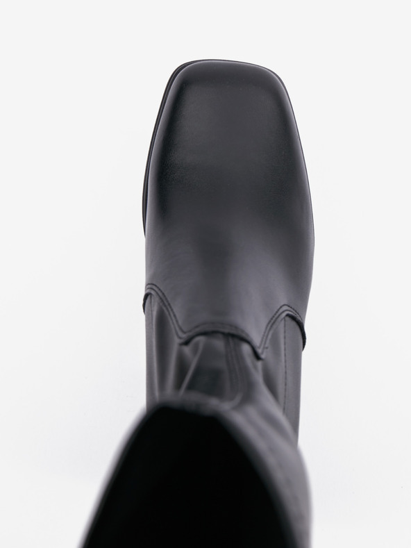 Steve Madden Čierne dámske členkové topánky na nízkom podpätku Steve Madden Phoenix