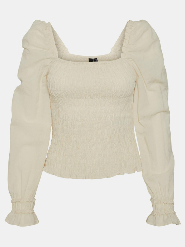 Vero Moda Krémová blúzka VERO MODA Doro