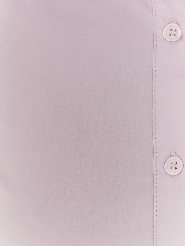 TALLY WEiJL Svetlofialová košeľa s volánovými rukávmi TALLY WEiJL