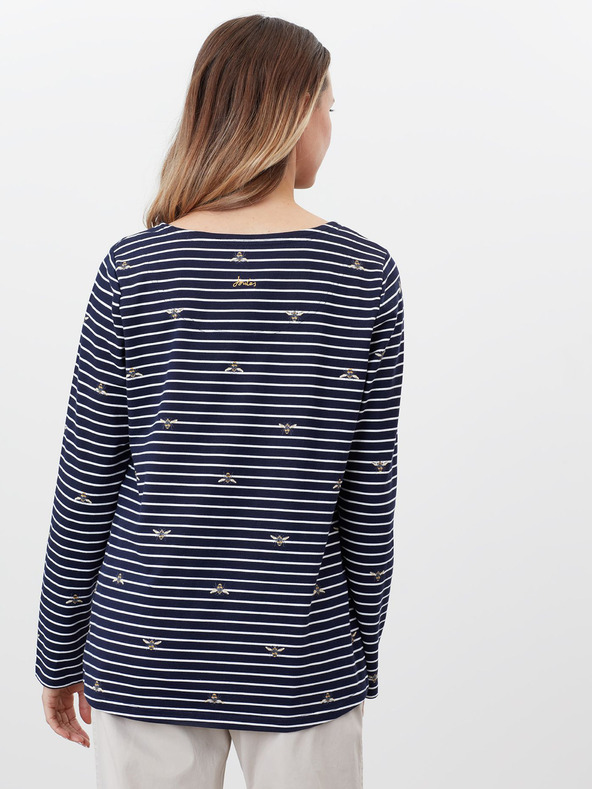 Tom Joule Tom Joule tmavomodré dámske pruhované tričko