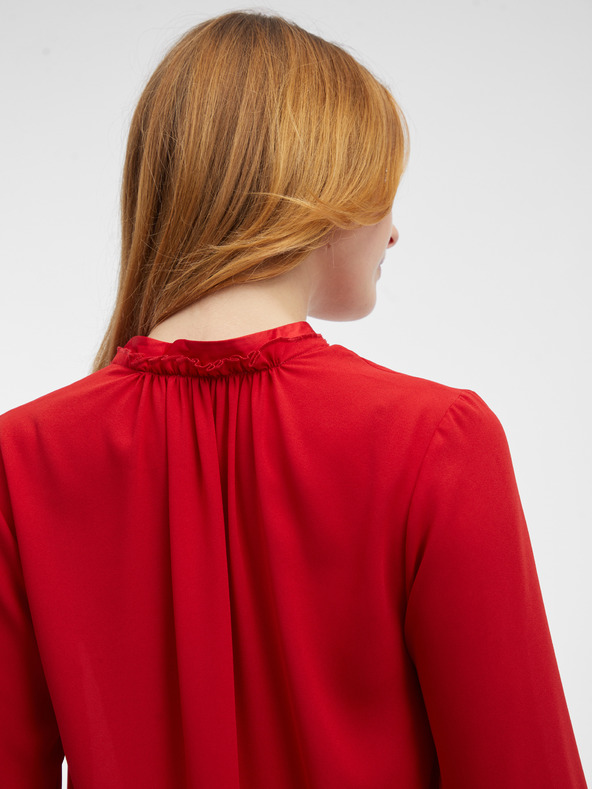 Orsay Tmavoružová dámska blúzka ORSAY