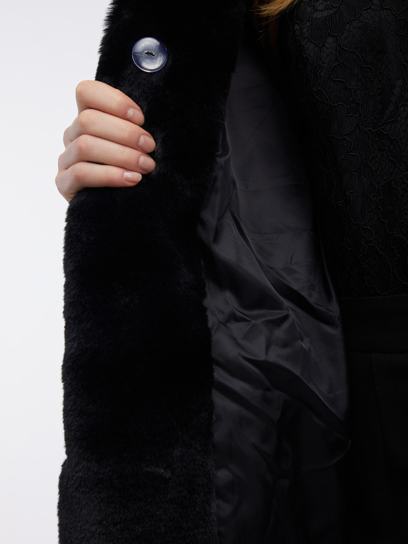 Orsay Čierny dámsky kabát ORSAY