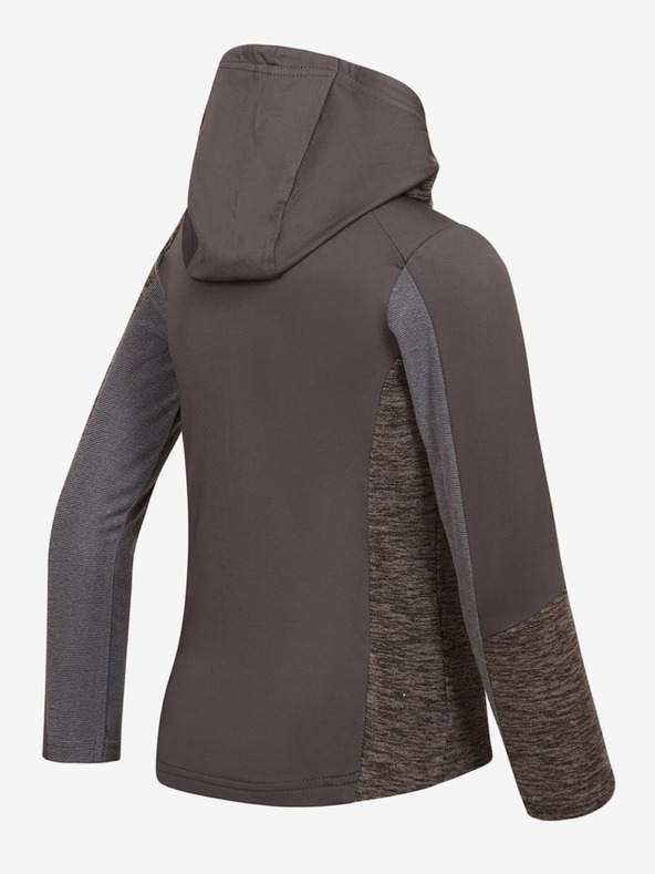 ALPINE PRO Šedá detská mikina ALPINE PRO Groto