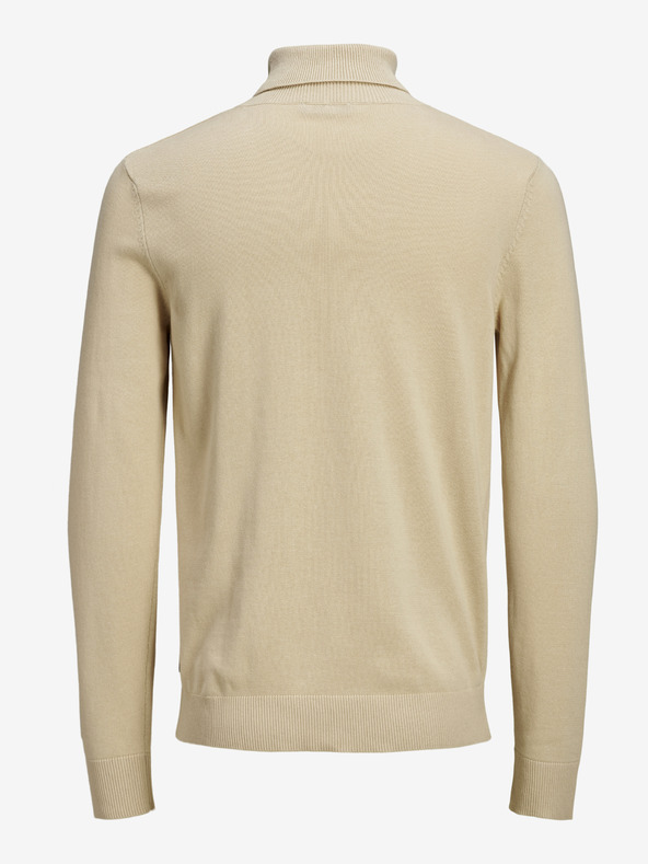 Jack & Jones Béžový pánsky rolák Jack & Jones Emil