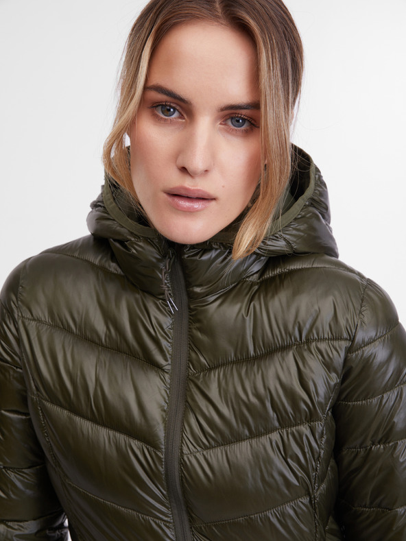 Orsay Kaki dámsky prešívaný kabát ORSAY